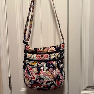 Vera Bradley Triple Zip Hipster Mod Floral Crossbody Bag